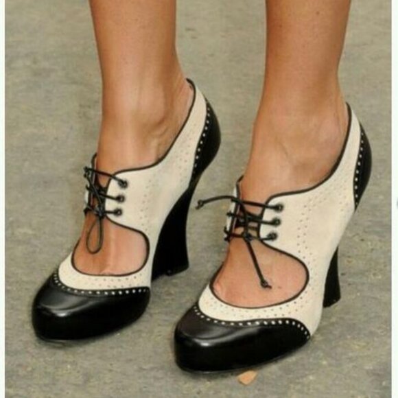 TABITHA SIMMONS Bunty Wedge Pumps - Picture 11 of 12